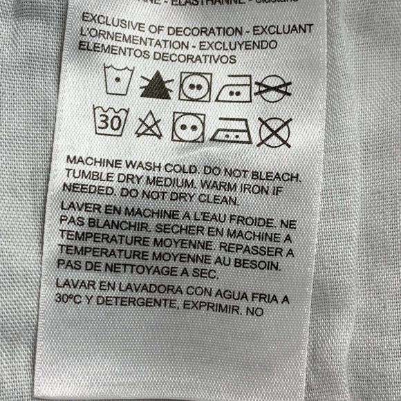 Signature Levis S37 Slim Women Gray Jeans Size 29 x 31 Raw Hem Stretch EUC - Picture 11 of 11